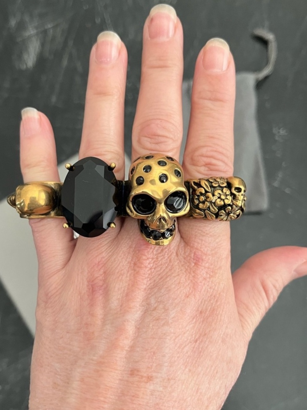 Alexander McQueen Knuckle Duster Ring